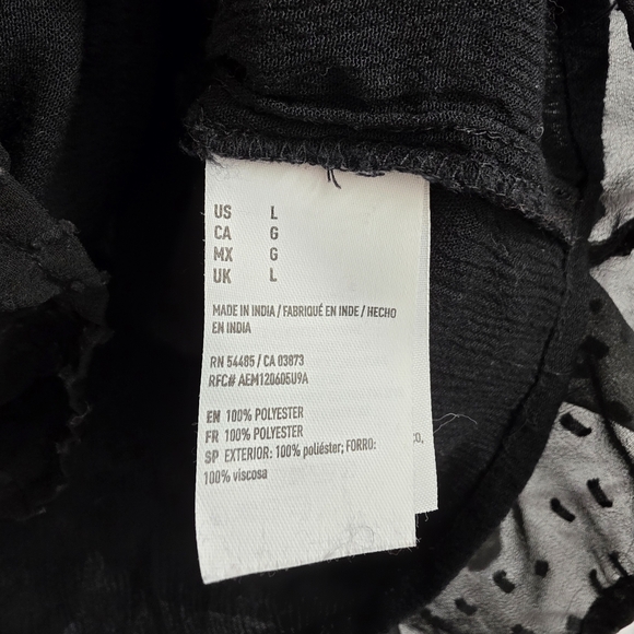 American Eagle Outfitters Peplum Top with Red Floral Embroidery Size Large - Picture 16 of 16